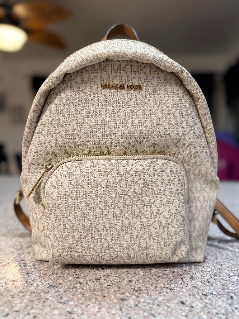 Michael Kors Collection Monogram Backpack